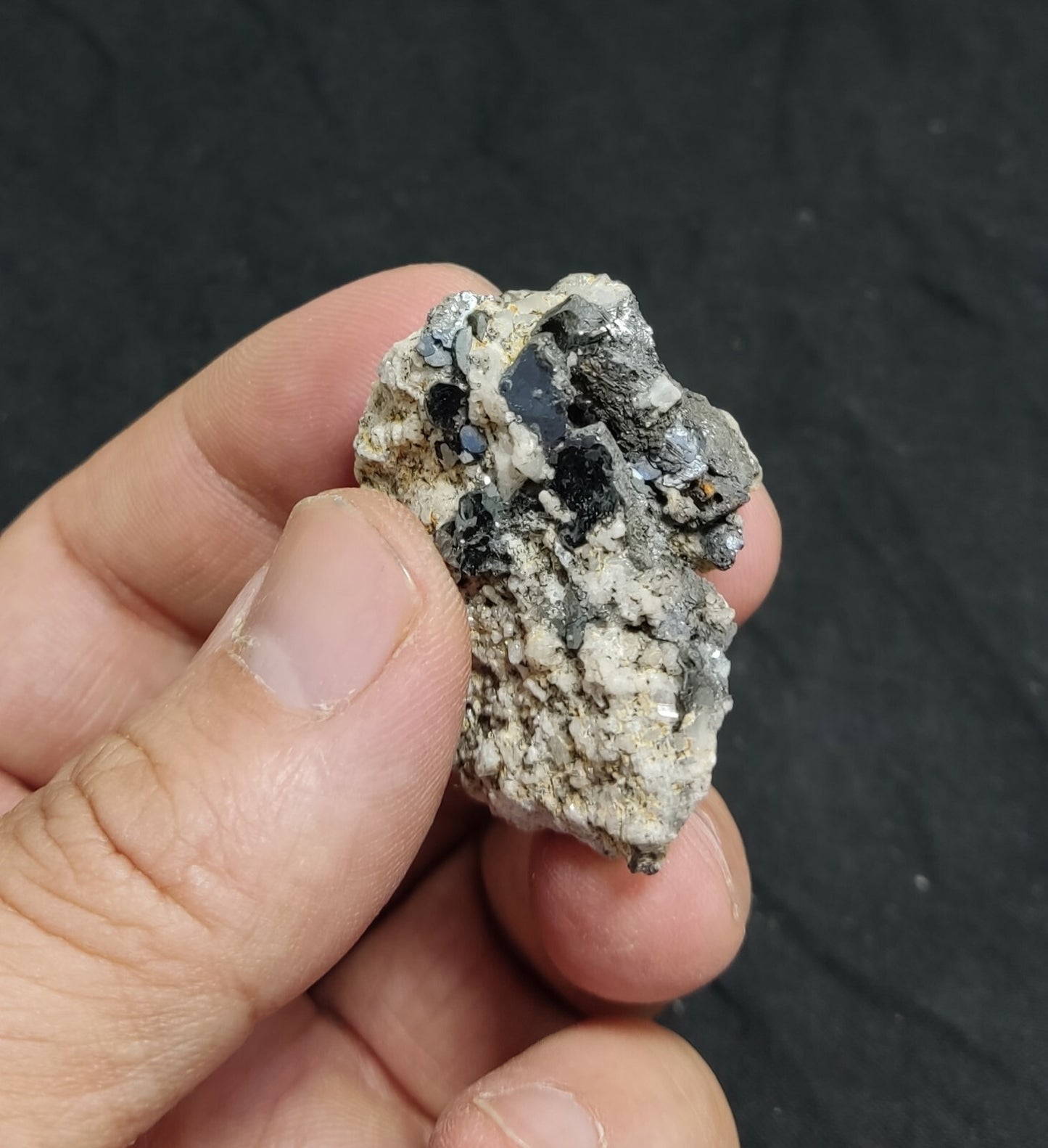 An amazing specimen of hematite on matrix 25 grams