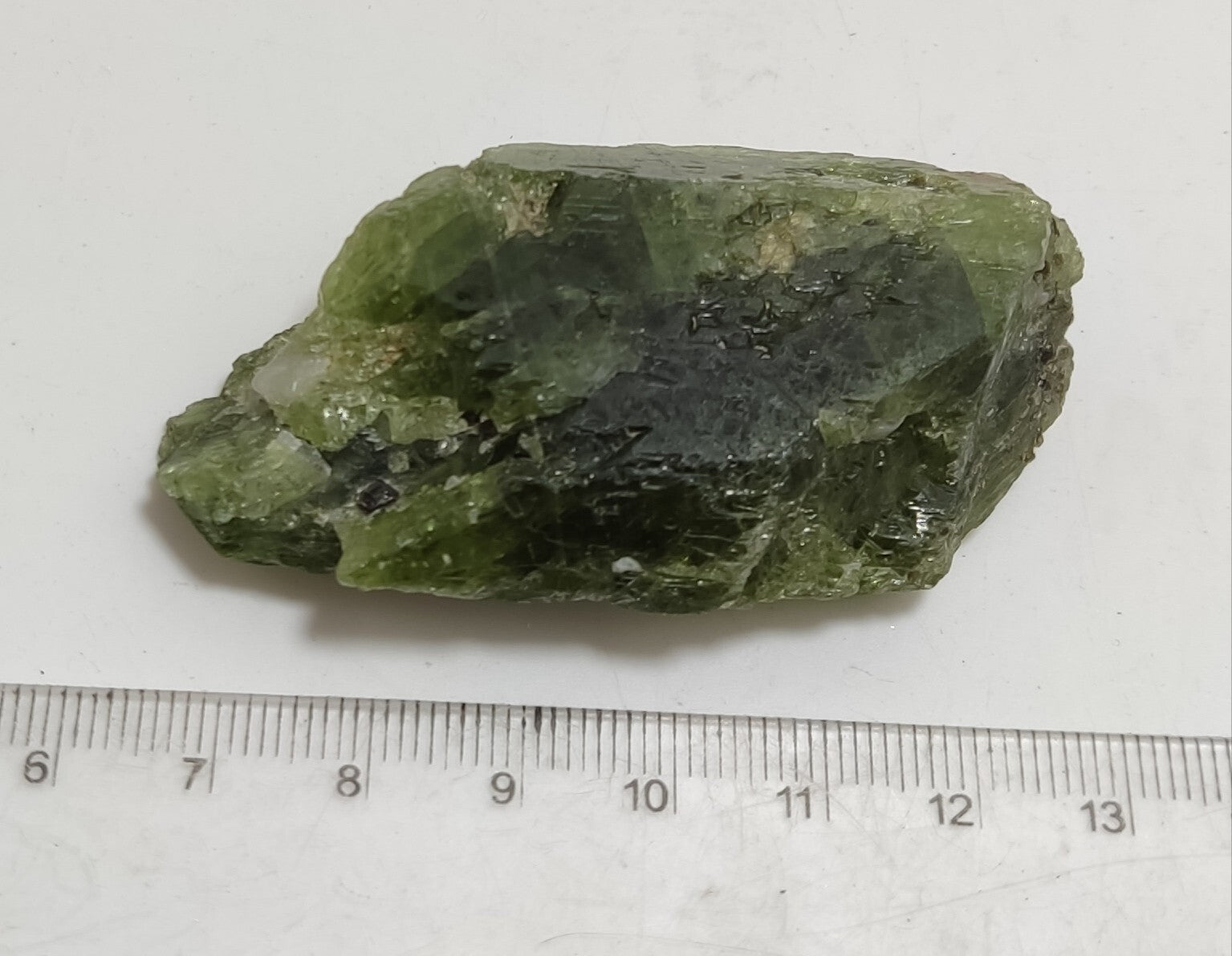 An amazing specimen of diopside crystal 61 grams
