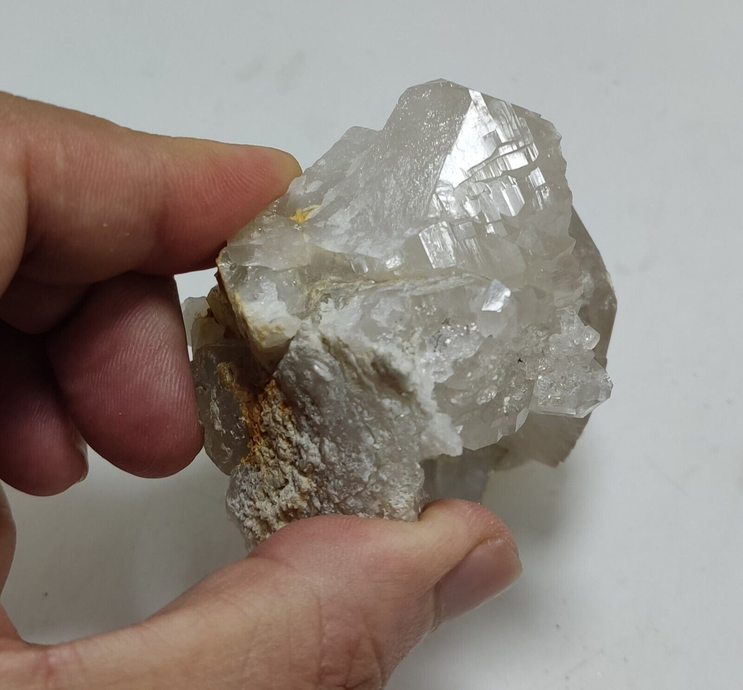 An Aesthetic Natural terminated gwindel Quartz on matrix 278 grams
