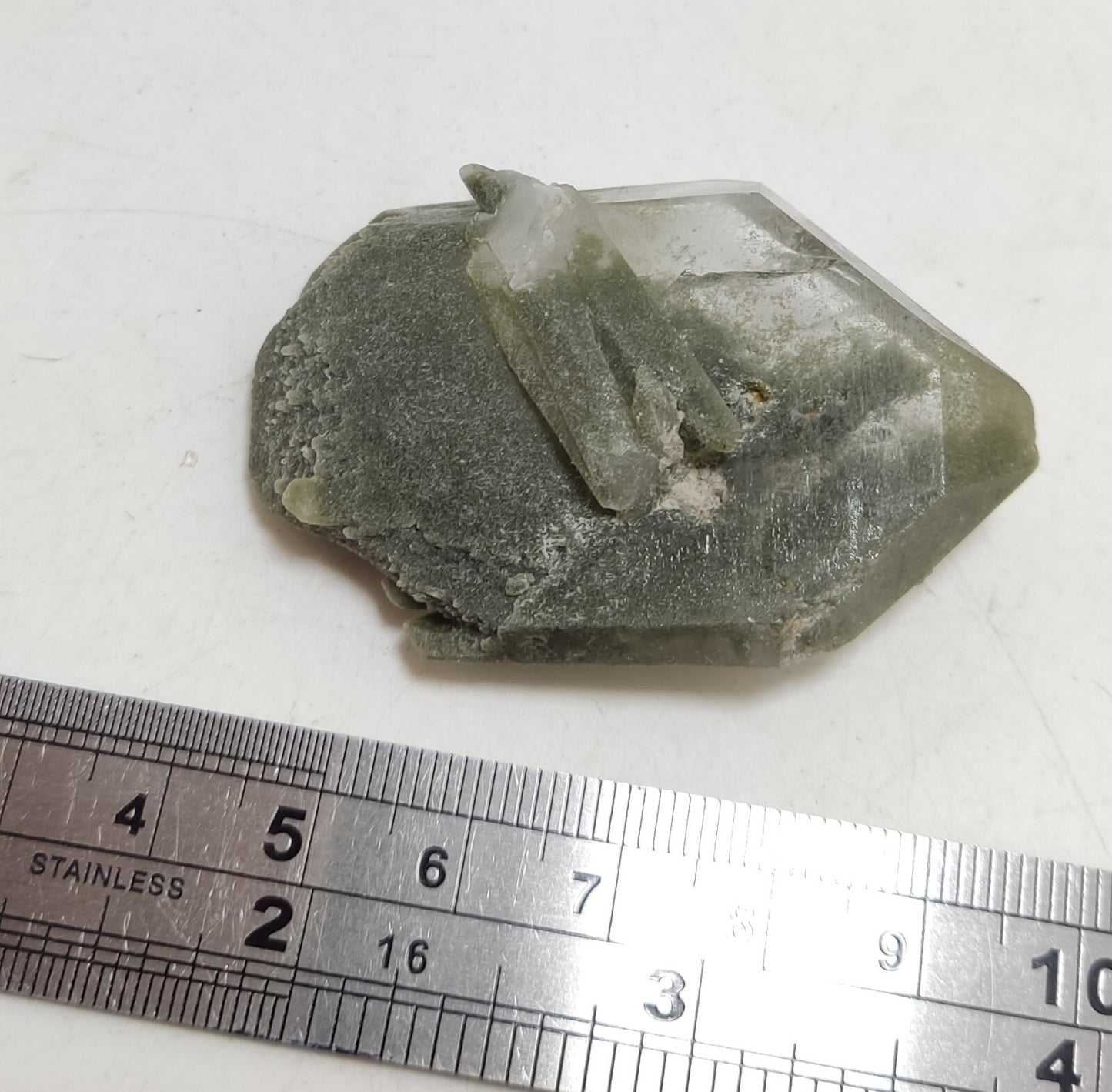 An Aesthetic Natural beautifully terminated Chlorite Quartz specimen 34 grams