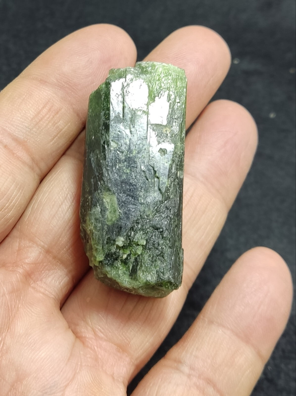 An amazing specimen of diopside crystal 48 grams