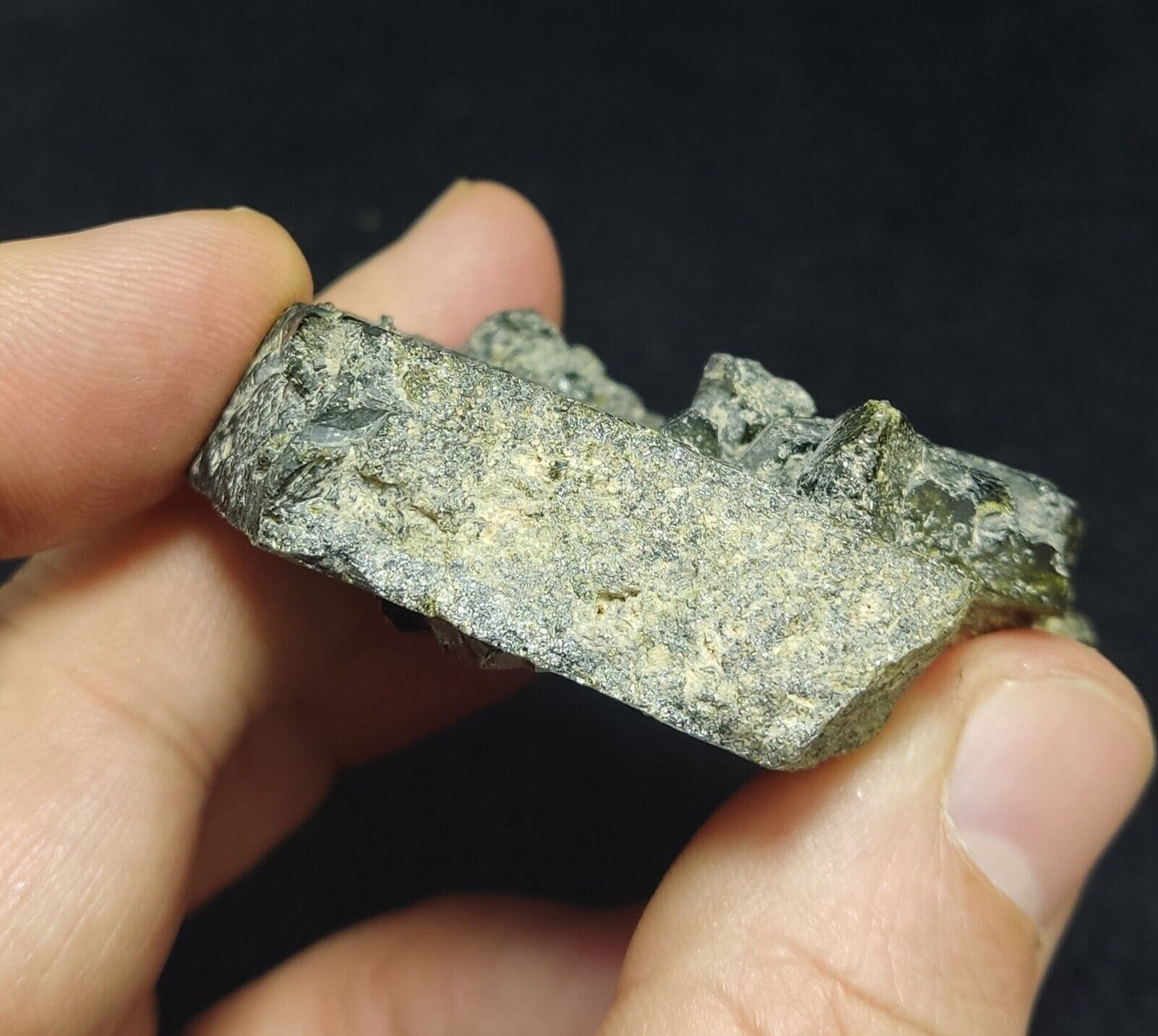 An Aesthetic Natural terminated epidote crystal specimen 102 grams