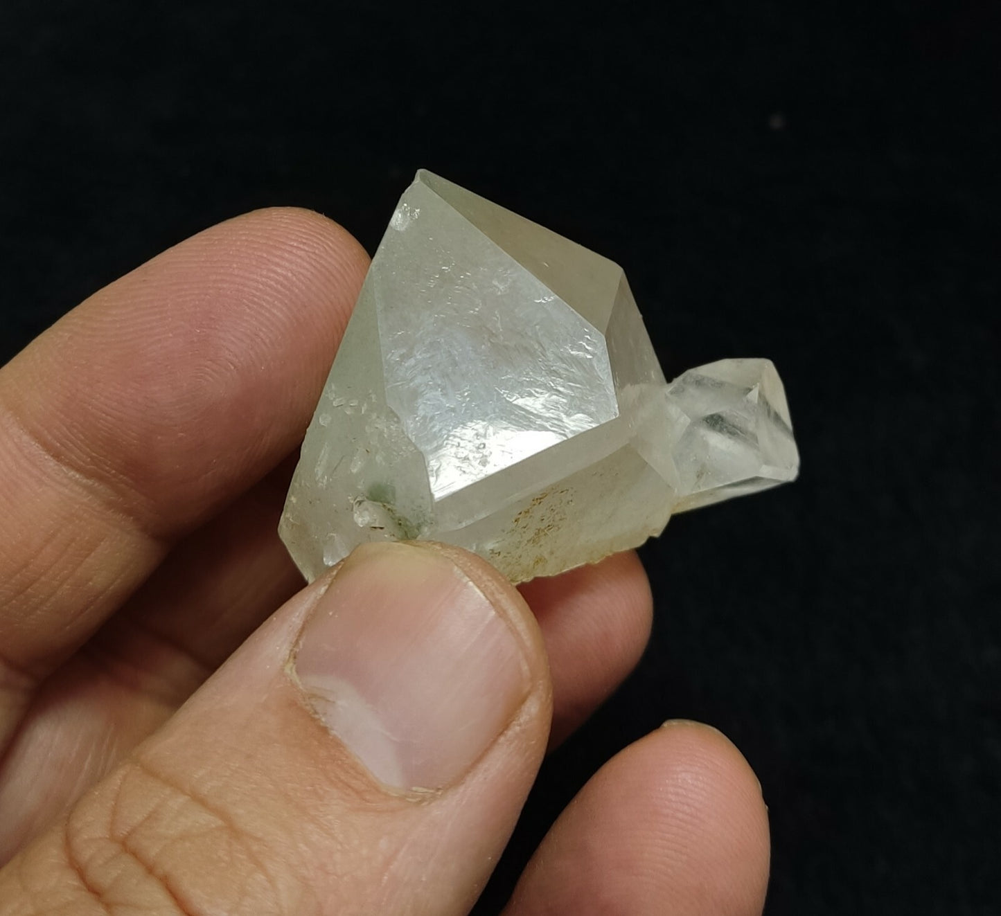 An aesthetic terminated chlorite quartz crystal 39 grams