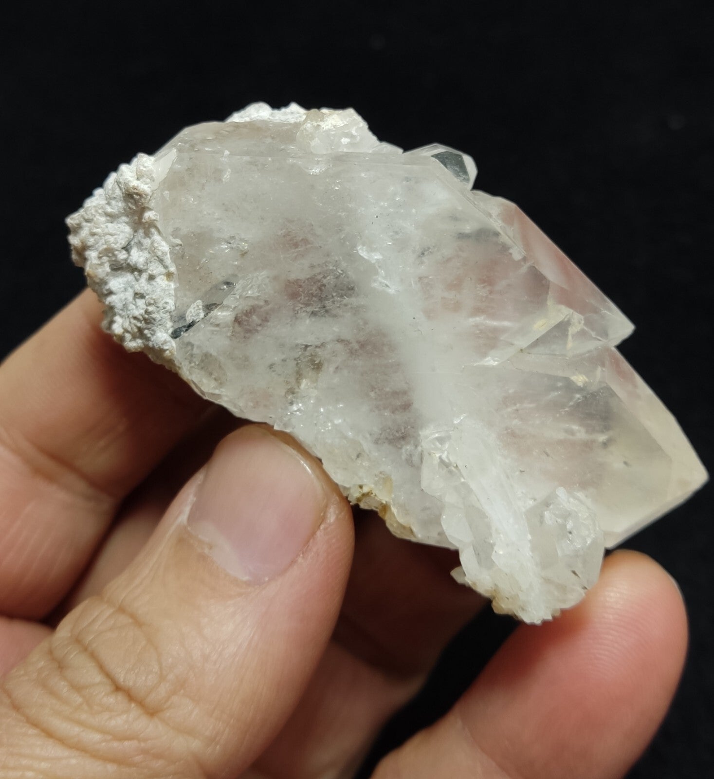 An Aesthetic terminated faden Quartz crystal specimen 53 grams