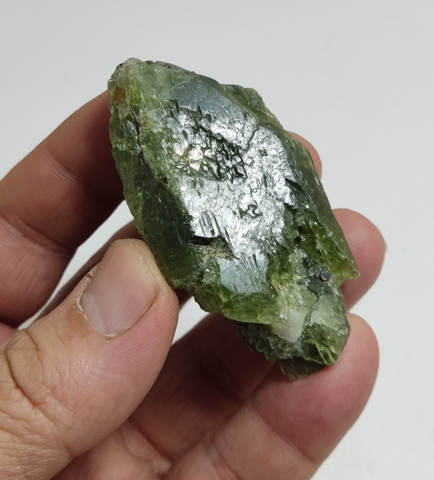 An amazing specimen of diopside crystal 61 grams