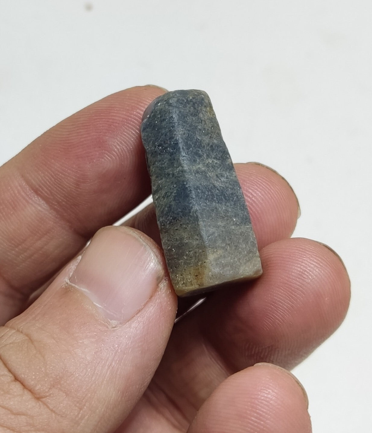 An aesthetic specimen of terminated sapphire crystal 17 grams