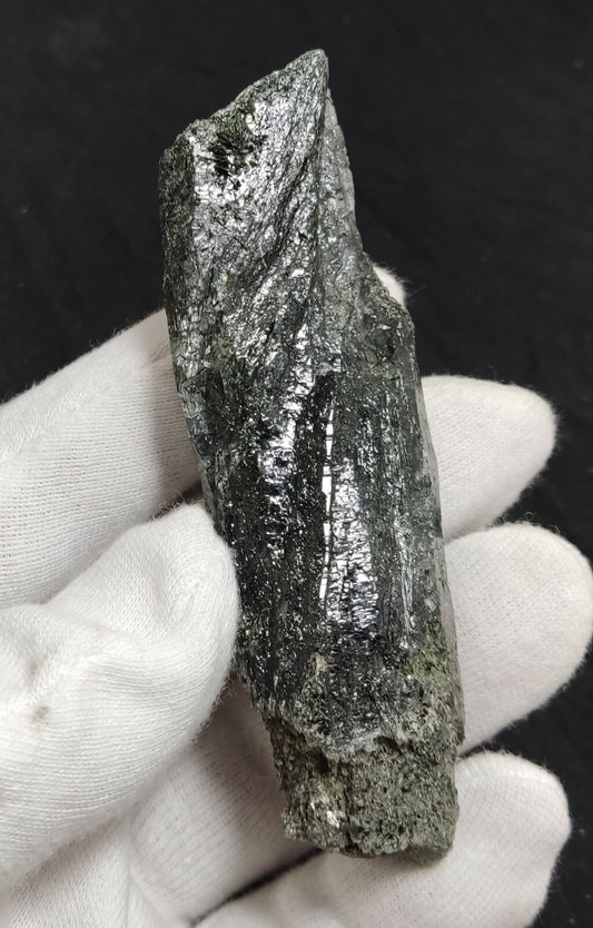 An Aesthetic Natural etched terminated Chlorite Quartz crystal specimen 82 grams