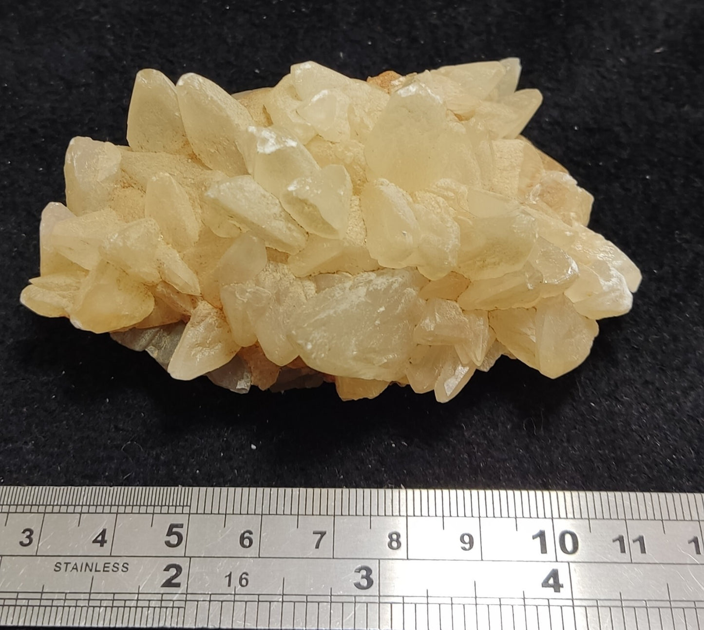 An Aesthetic Naturally terminated specimen of dogtooth calcite 252 grams