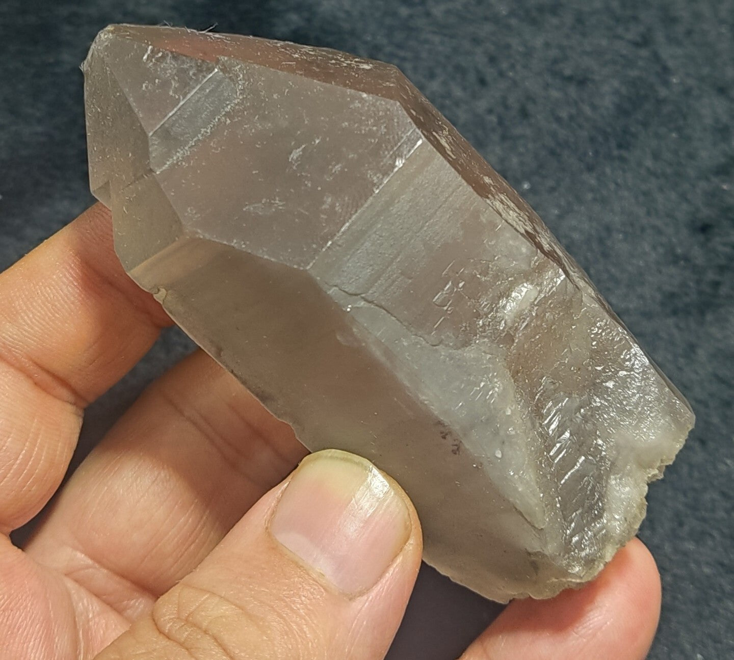An Aesthetic Naturally terminated specimen of Smoky Quartz 217 grams