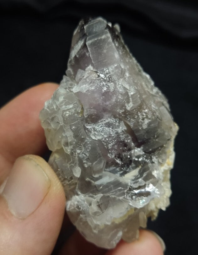 Natural Etched Terminated Smoky Quartz Amethyst 74 grams