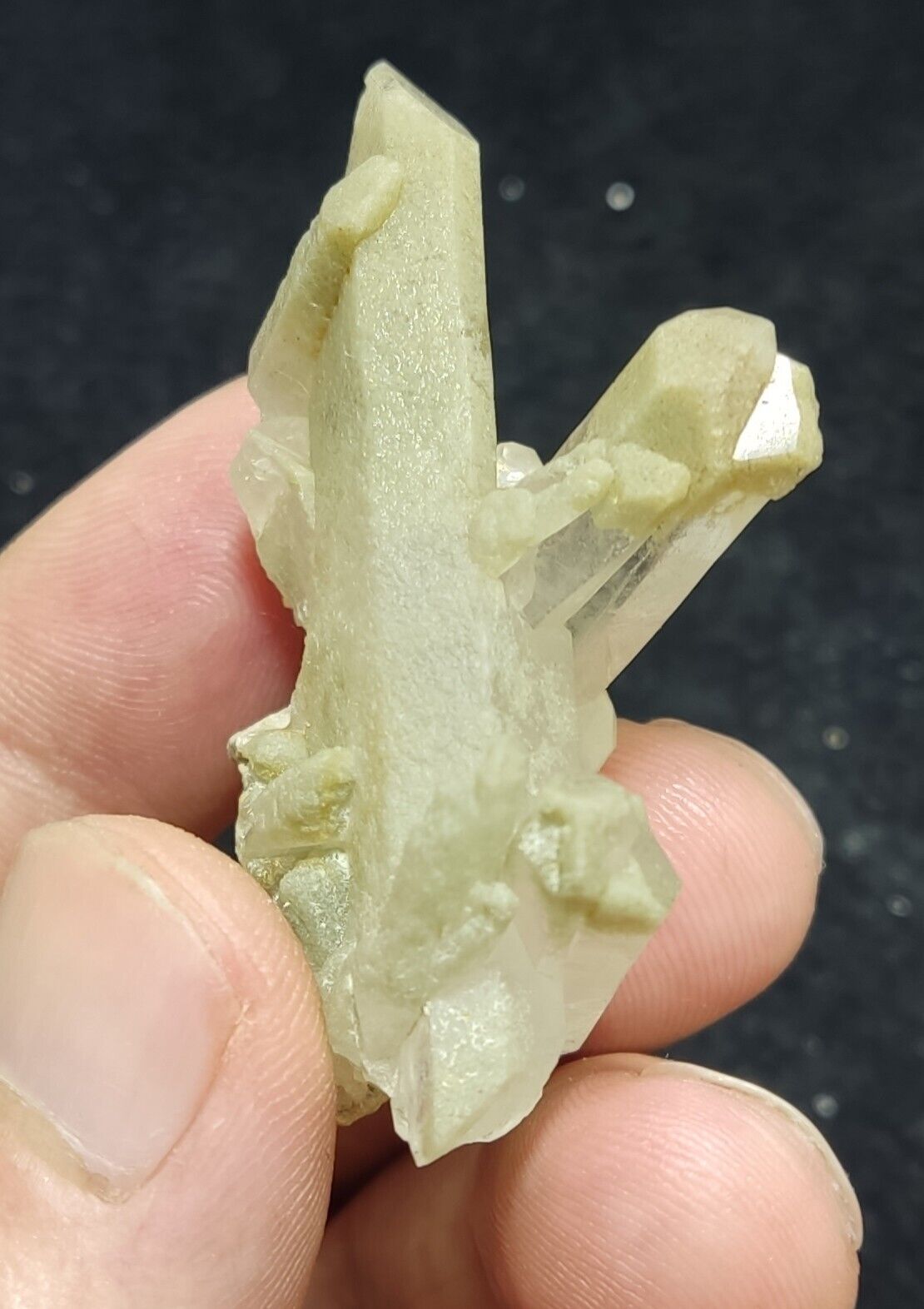 An Aesthetic specimen of chlorite quartz 26 grams