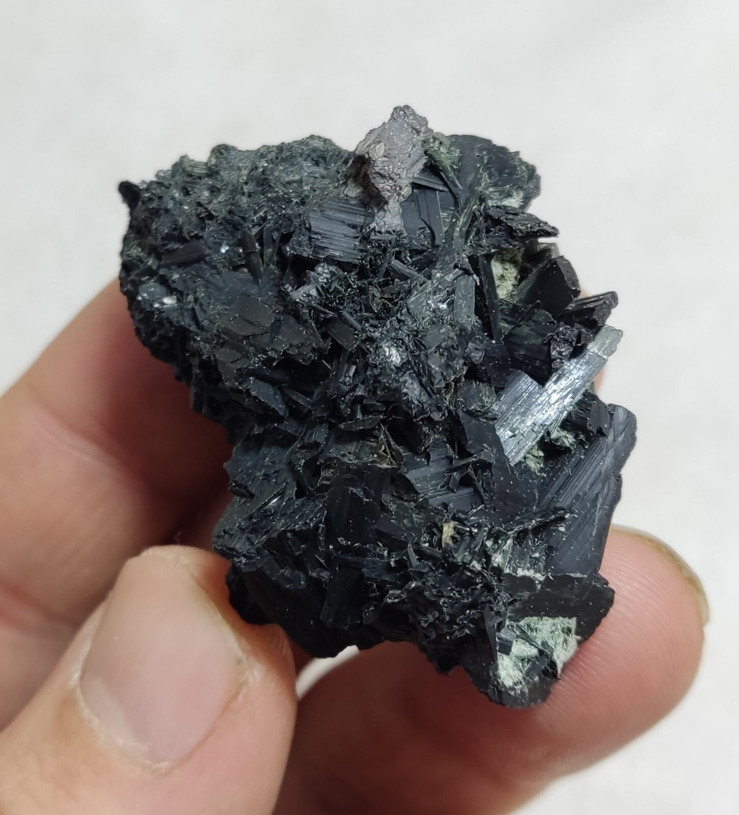 An Aesthetic specimen of epidote crystal 38 grams