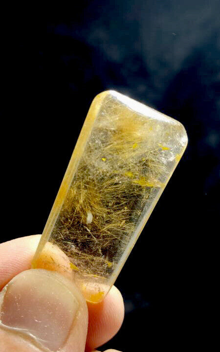 Natural Rutiles Quartz Tumble 14 Grams.