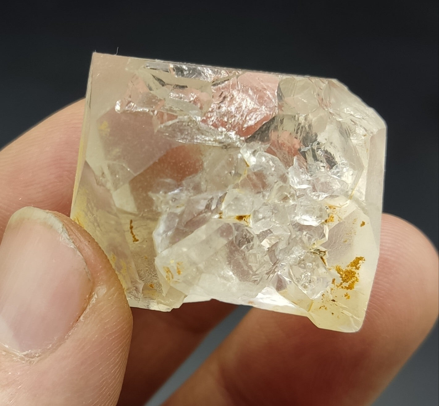 An Aesthetic gemmy double terminated Quartz crystal 33 grams