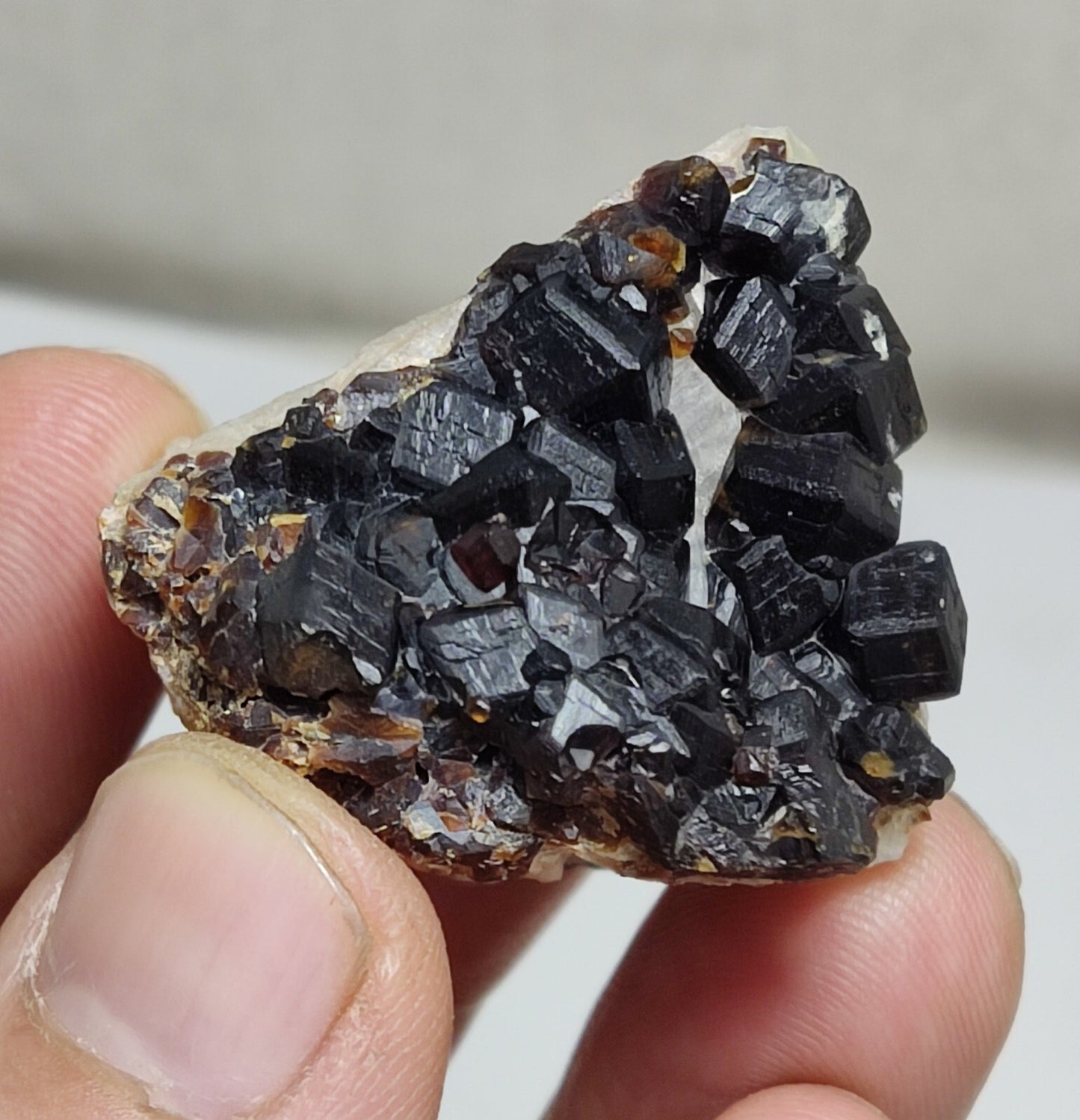 38 grams Aesthetic specimen Garnets cluster andradite garnets natural garnets