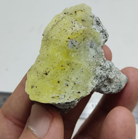 An Aesthetic Natural specimen of brucite with chromite 44 grams
