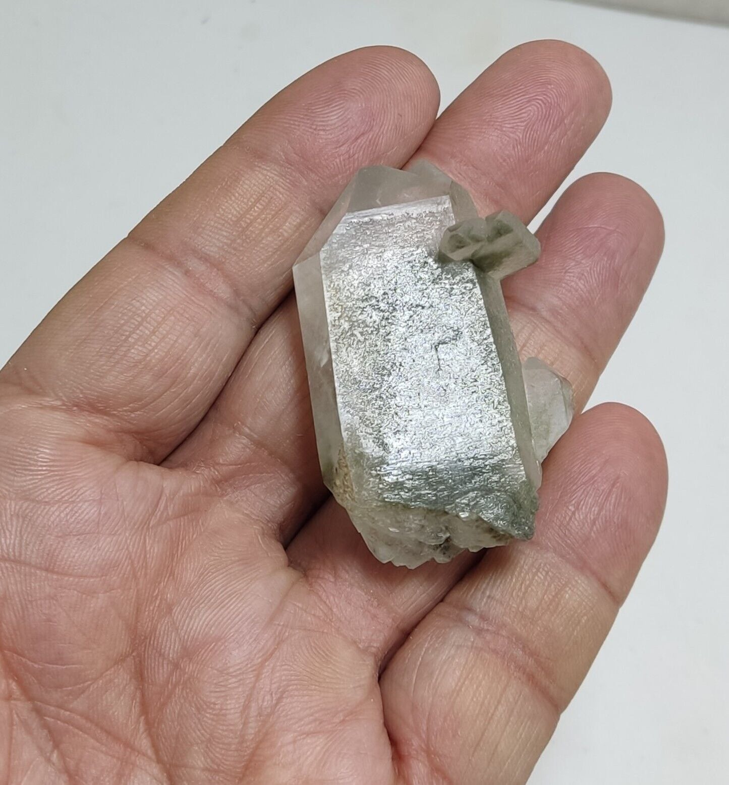 An Aesthetic Natural terminated Chlorite Quartz 34 grams