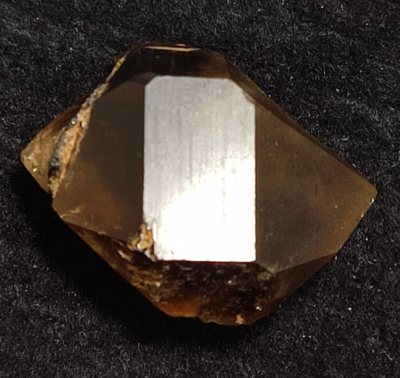 An Aesthetic double terminated smoky quartz crystal 14 grams
