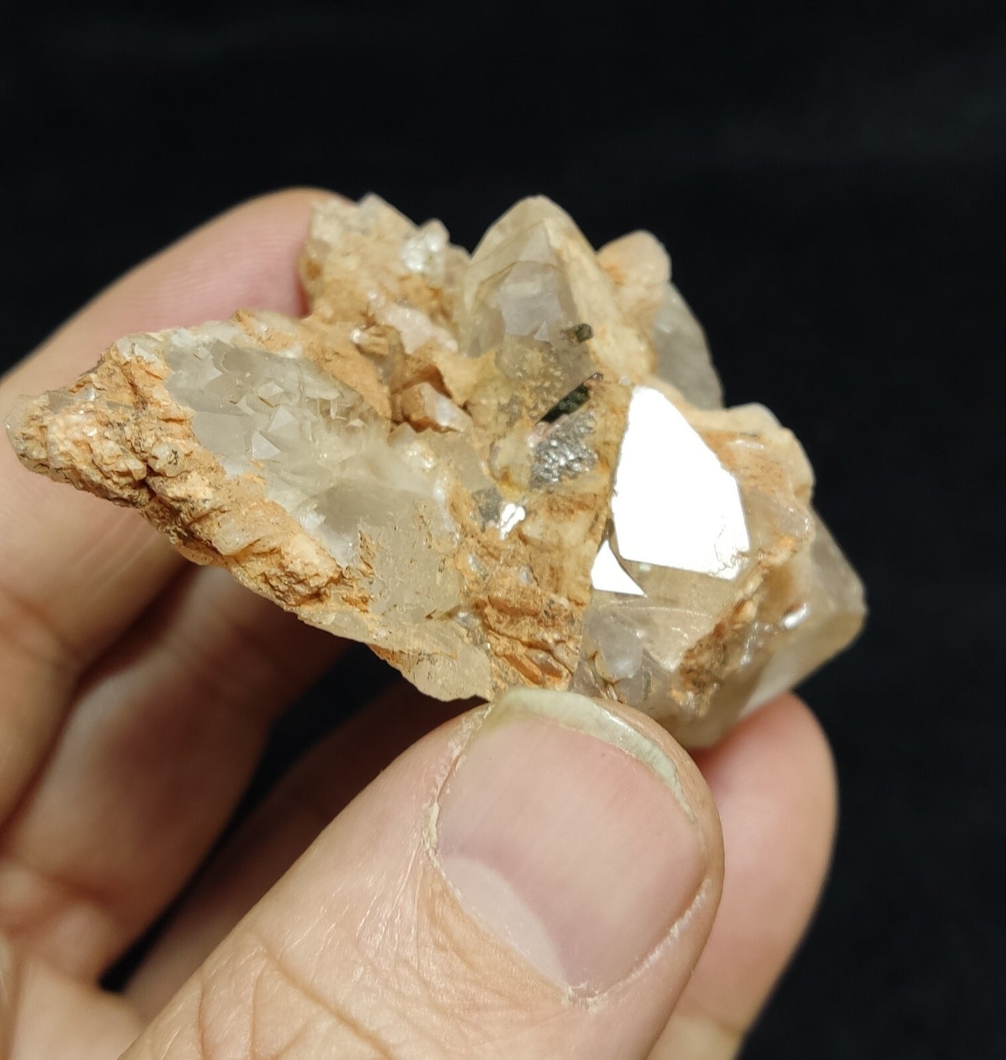 An Aesthetic terminated Quartz floater Zegi Mountains 75 grams
