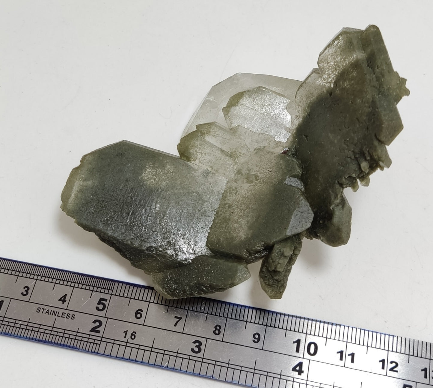 An Aesthetic Natural beautifully terminated Chlorite Quartz cluster 113 grams