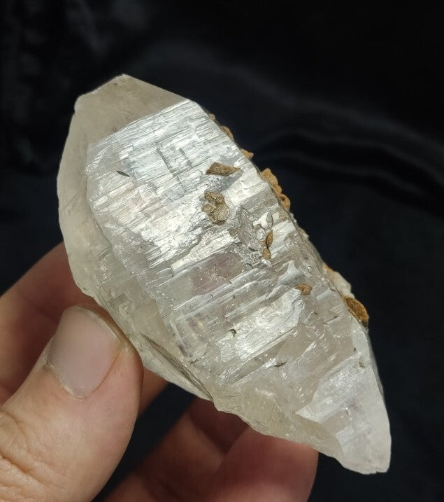 Natural terminated Quartz with Siderite  167 grams