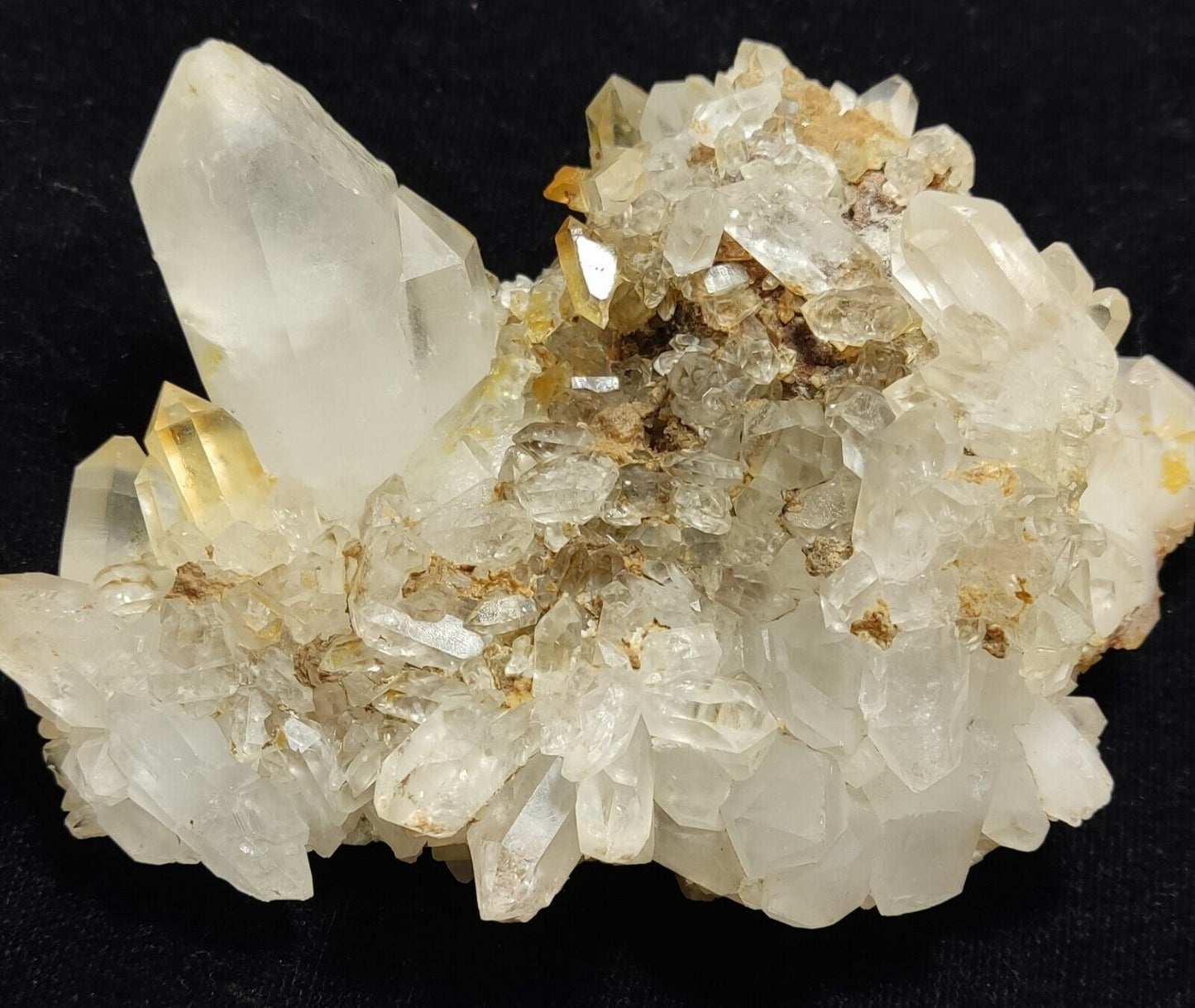 An Aesthetic Natural beautifully terminated Quartz cluster 375 grams