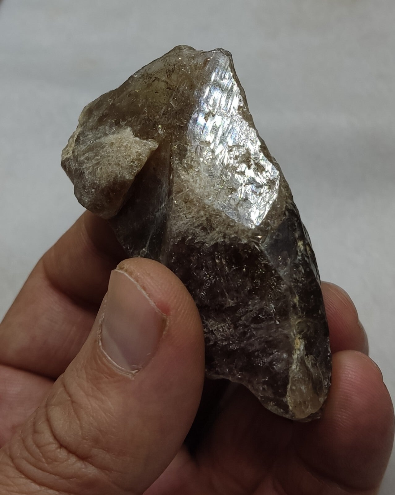 Natural axinite crystal 84 grams