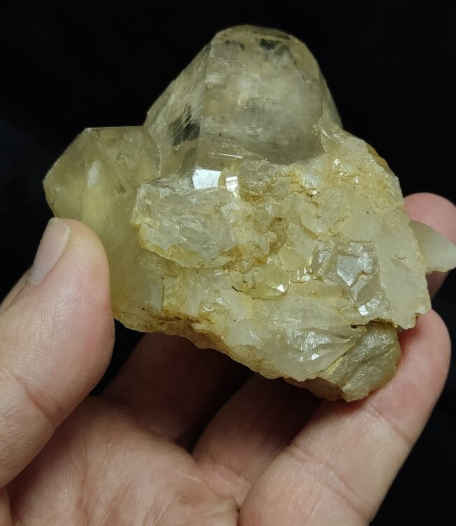 Natural Light Yellow Quartz Crystal 273 grams