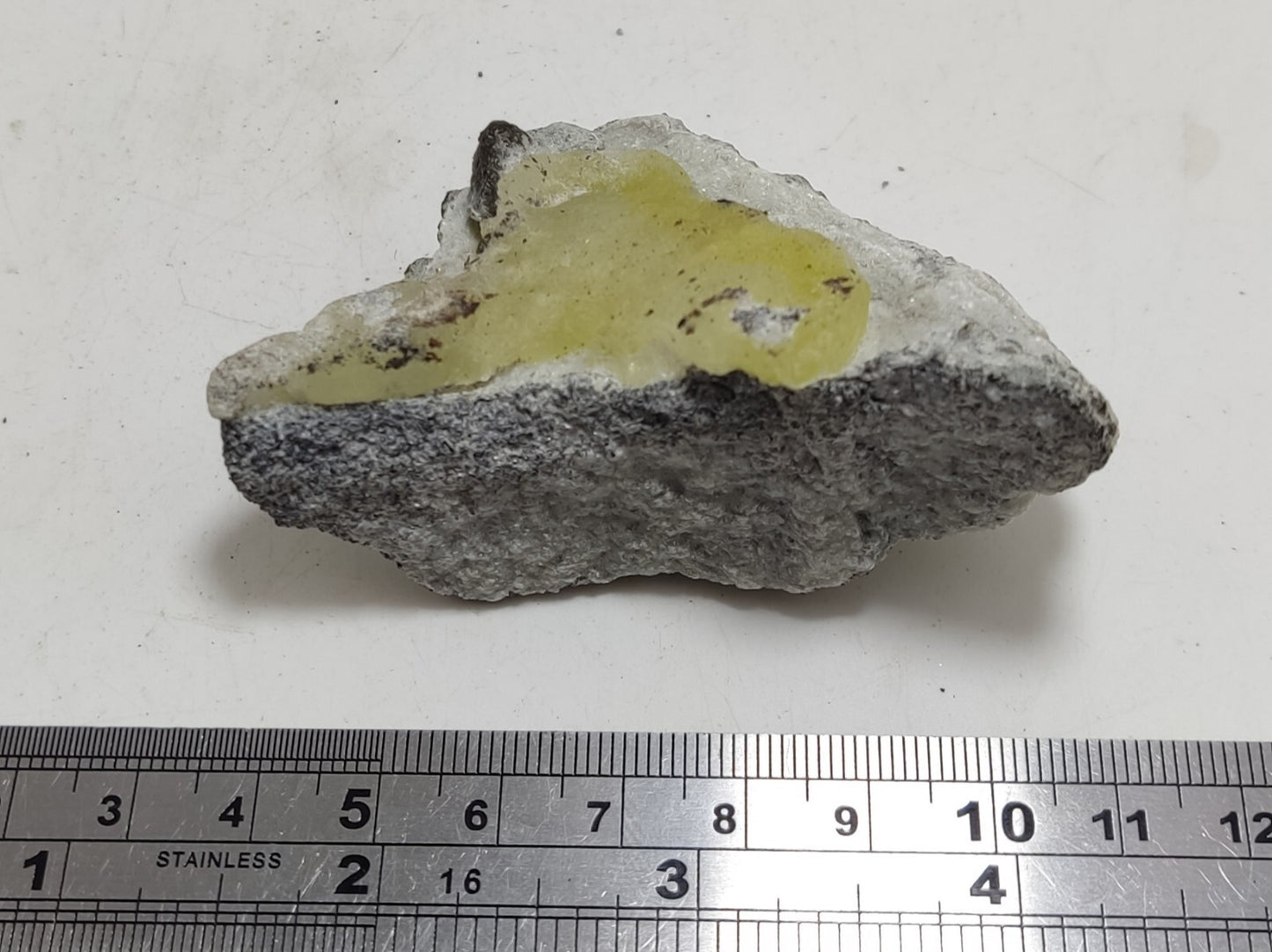 An Aesthetic Natural specimen of brucite with chromite 93 grams
