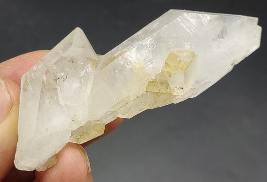 An Aesthetic gemmy  terminated Quartz crystal specimen 58 grams