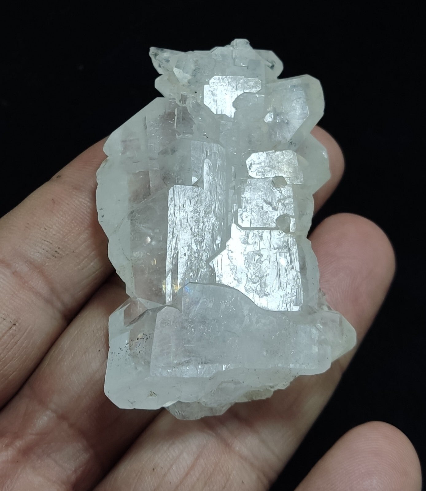 An Aesthetic terminated specimen of Faden Quartz crystal 62 grams