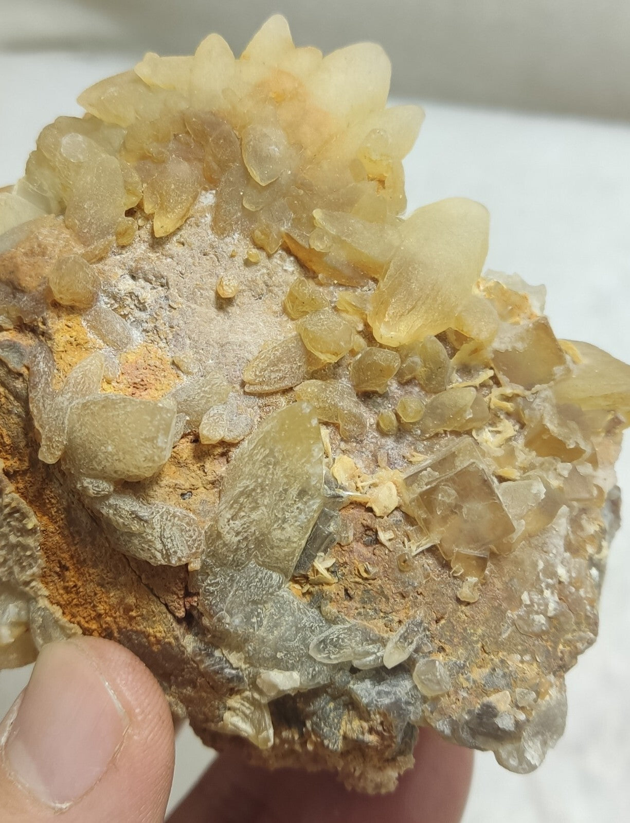 An amazing specimen of calcite 294 grams