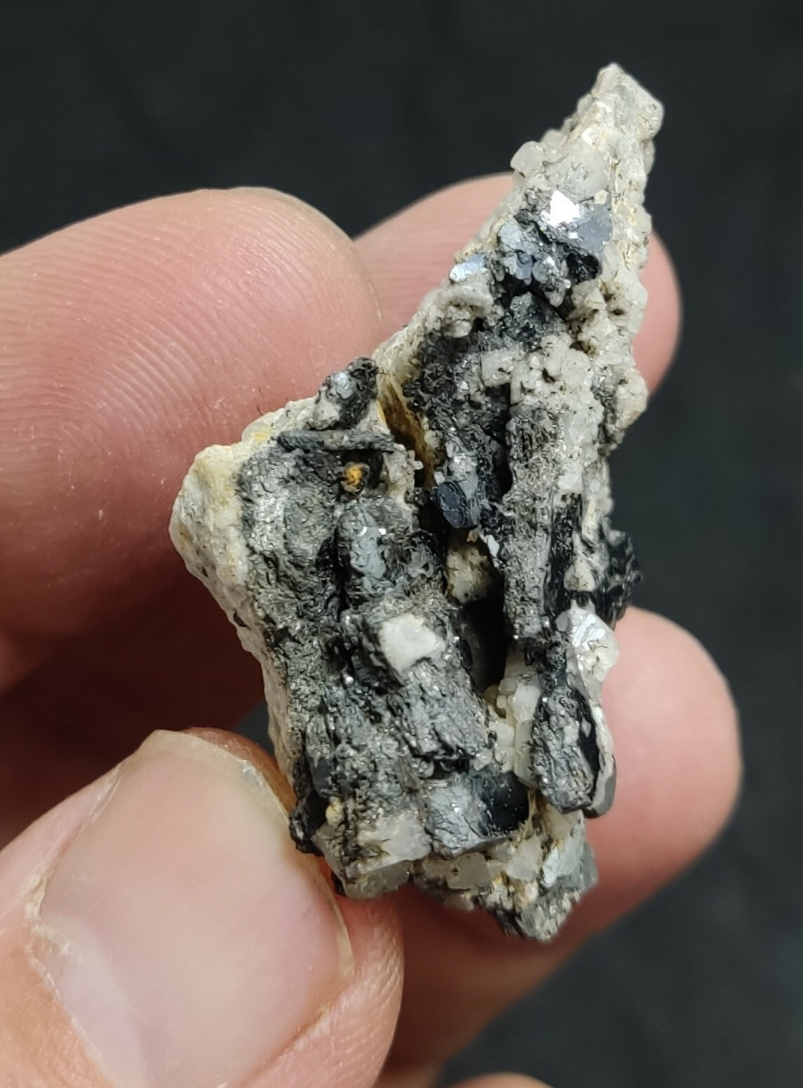 An amazing specimen of hematite on matrix 25 grams