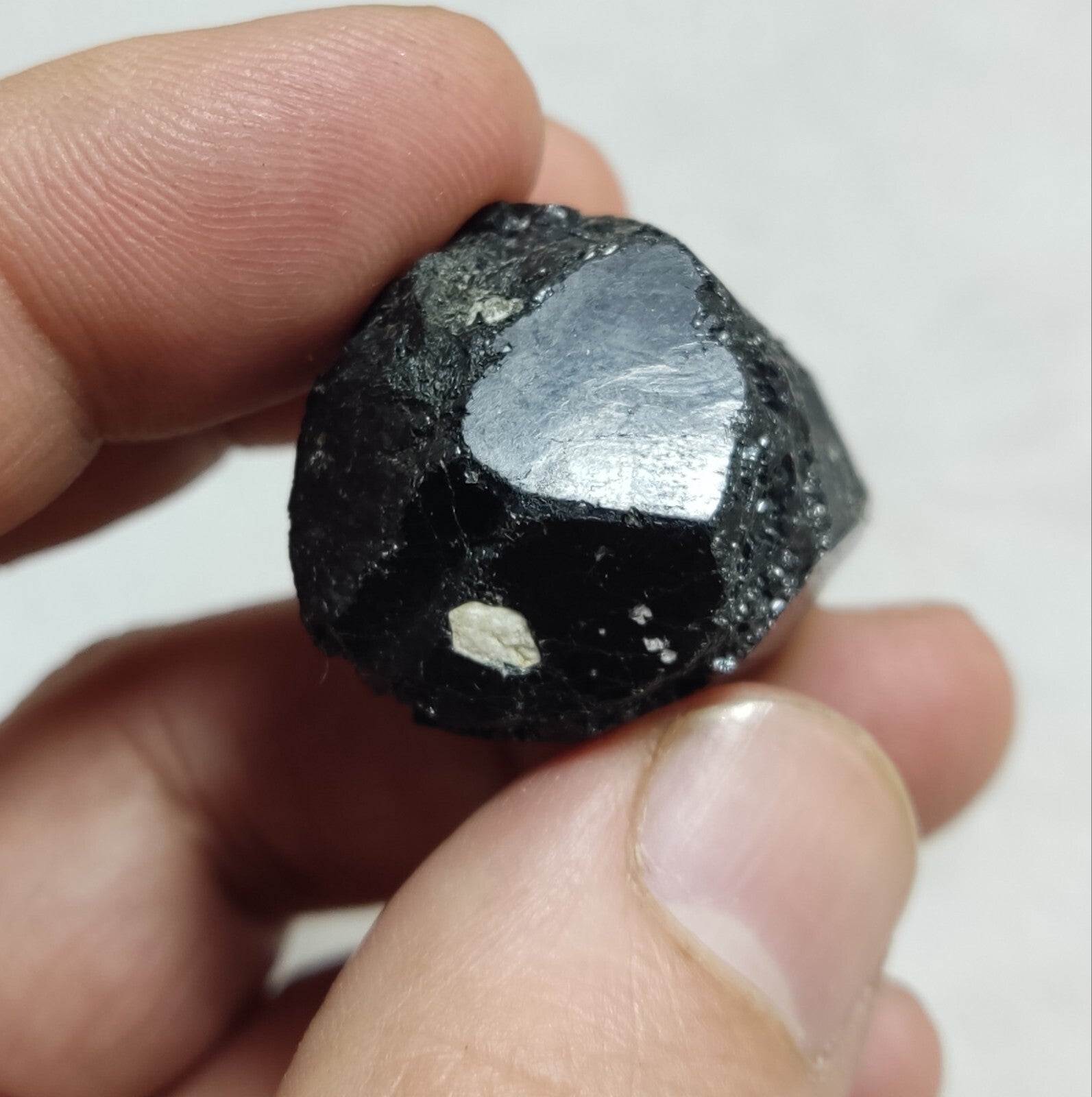 An amazing specimen of terminated black tourmaline 38 grams