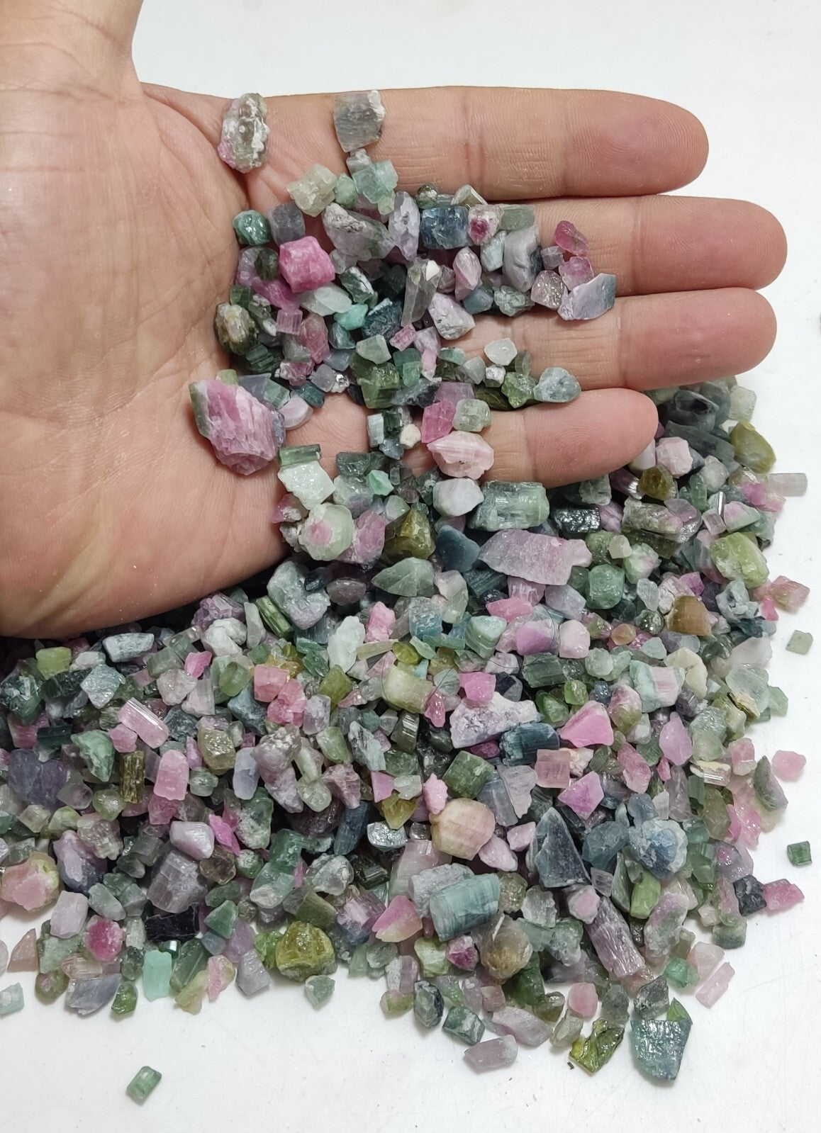 500 grams beautiful rough tourmalines