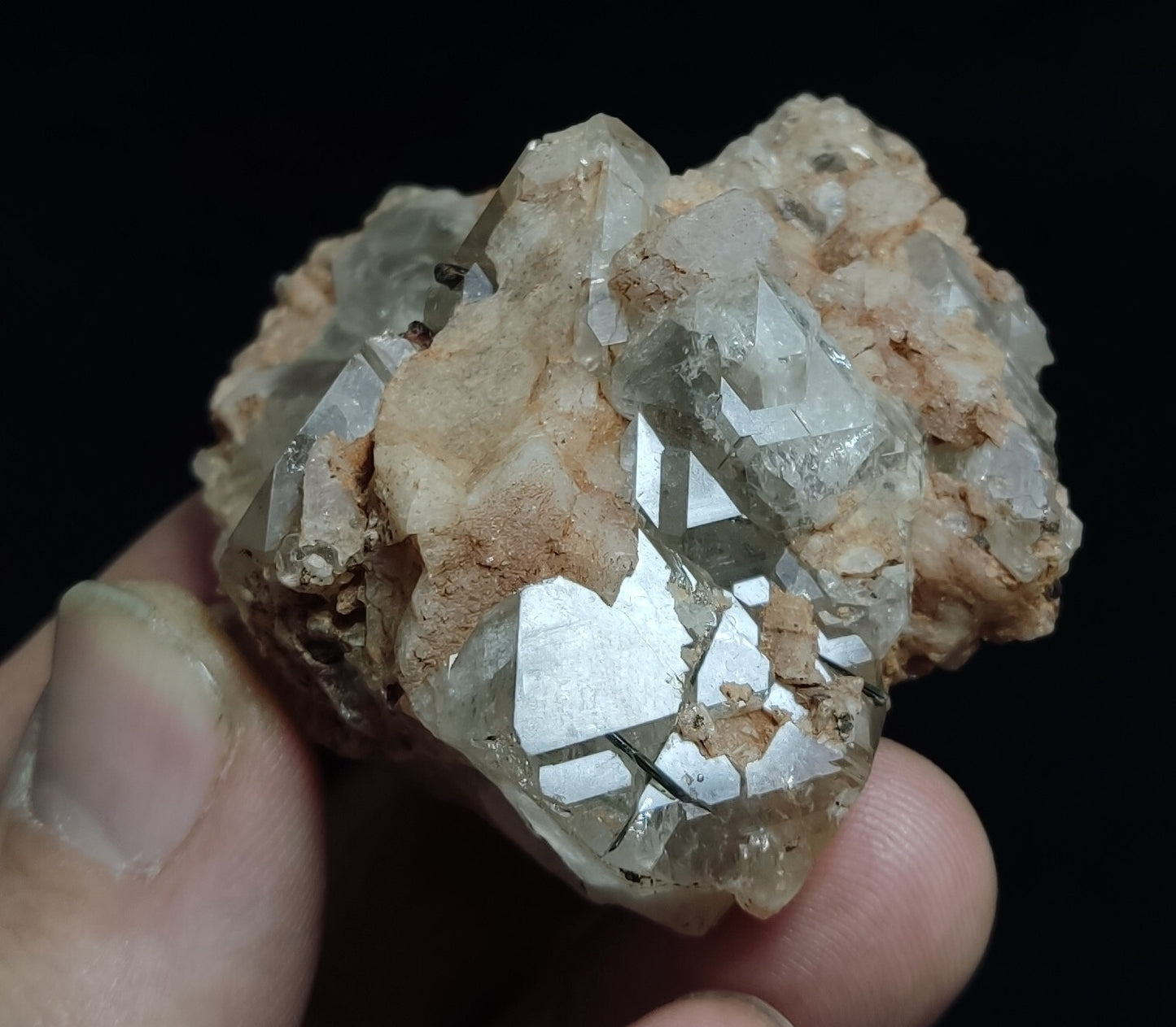 An Aesthetic terminated Quartz floater Zegi Mountains 75 grams