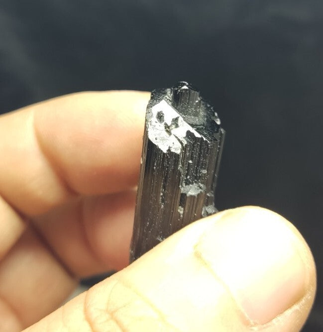 Natural Terminated Black Tourmaline Crystal 24 grams