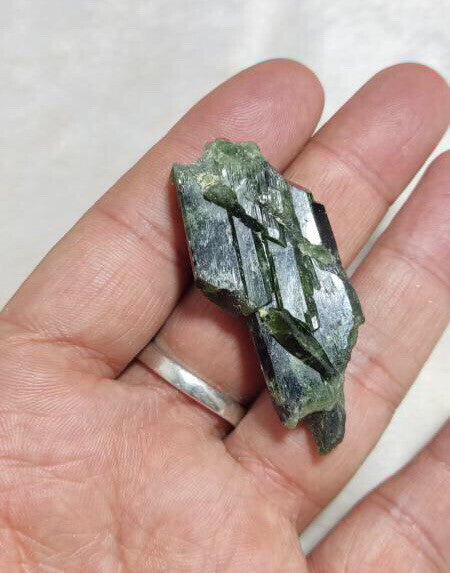 Green Diopside Crystal 26 Grams