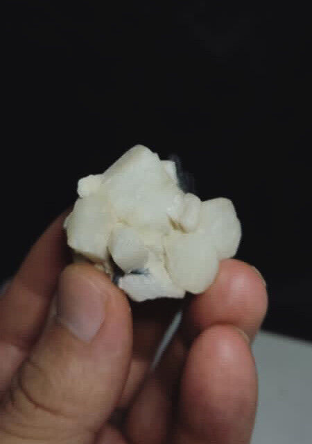 Tourmaline on albite