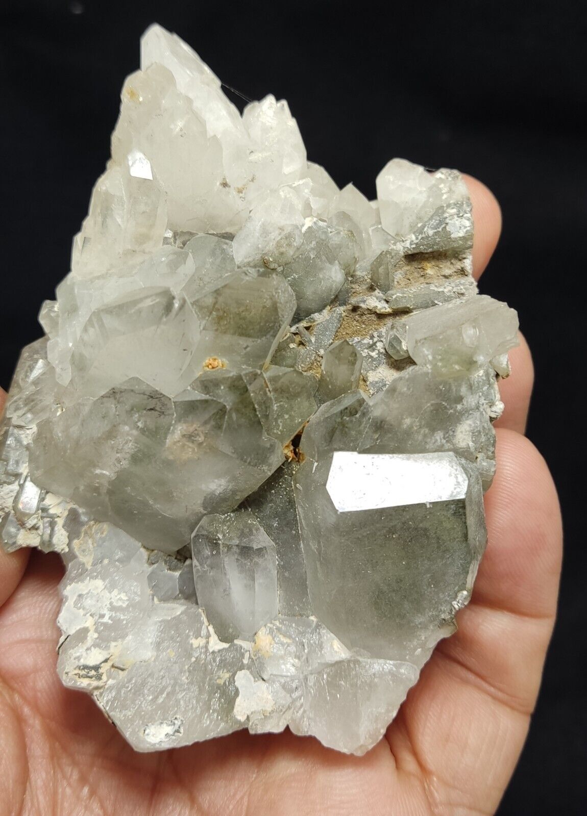 An Aesthetic Natural beautifully terminated Chlorite Quartz specimen 190 grams