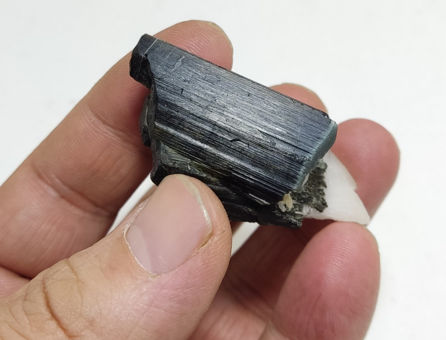 An aesthetic specimen of tourmaline crystals 36 grams