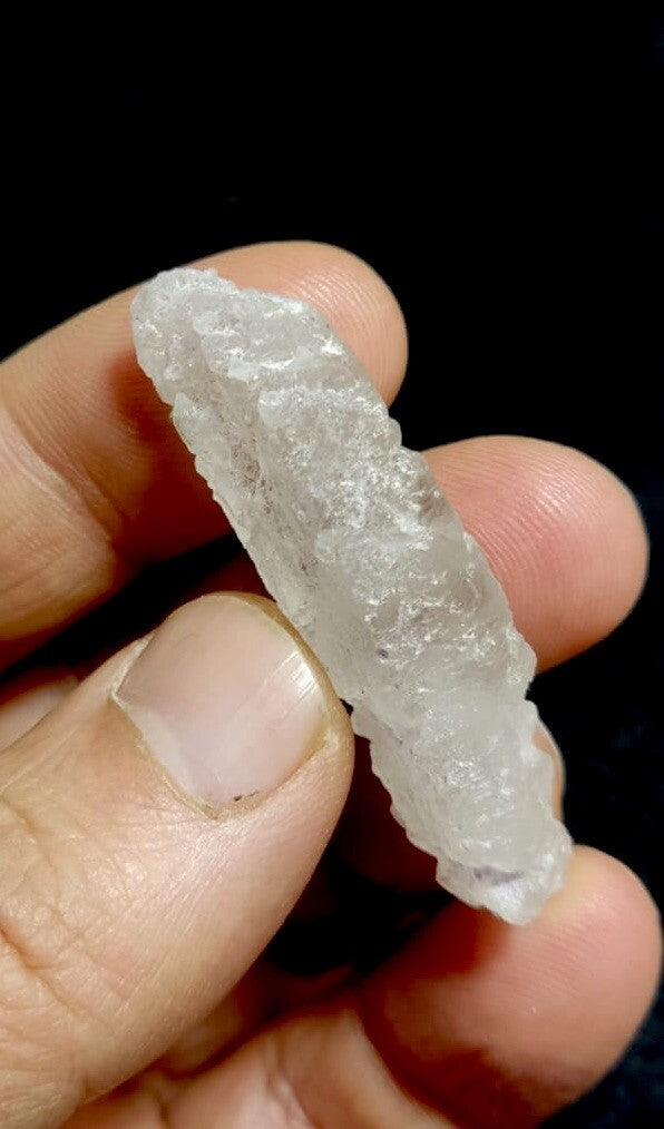 Fully Etched Quartz Crystal 11 Grams.