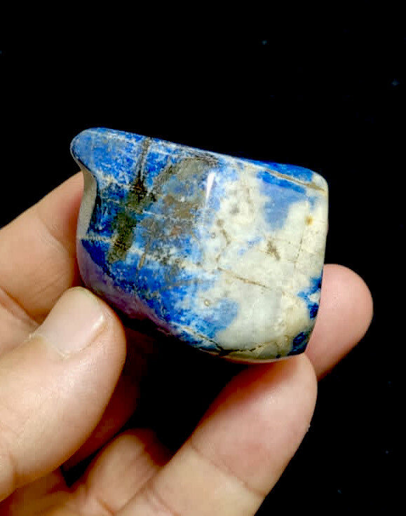 Natural Lapis Lazuli Polished Free From 96 Grams