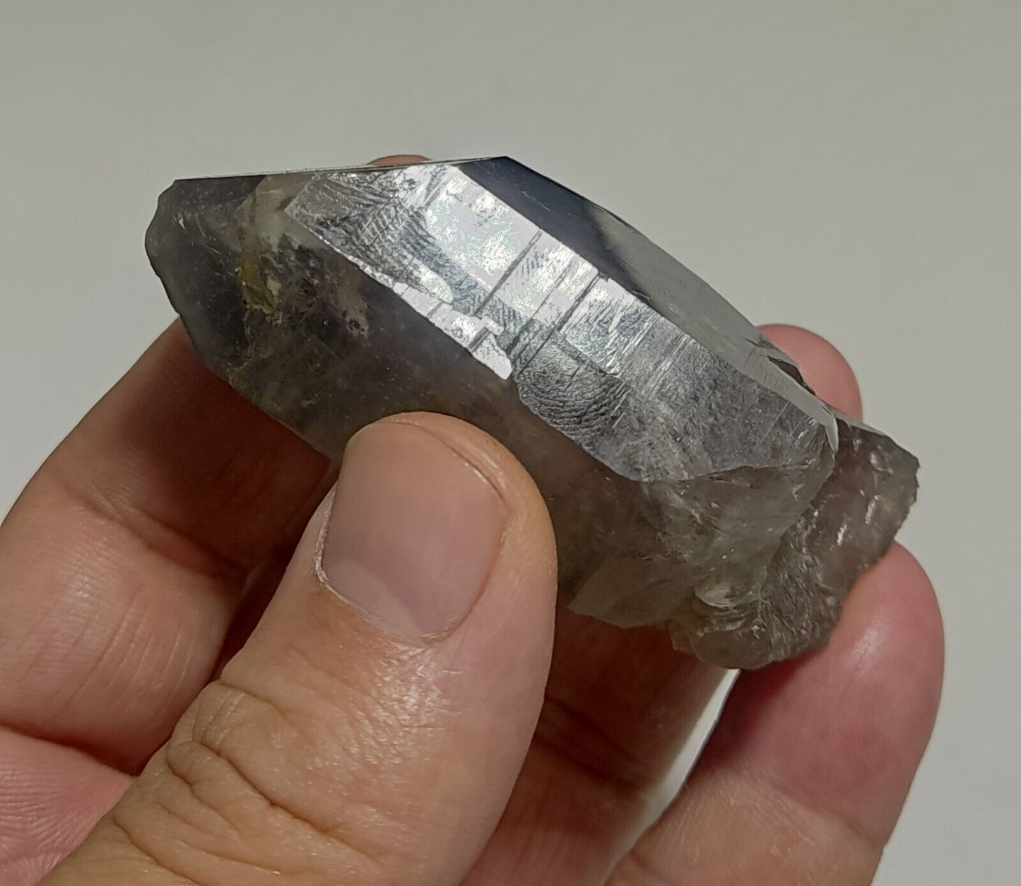 An Aesthetic Naturally terminated specimen of Smoky Quartz 98 grams