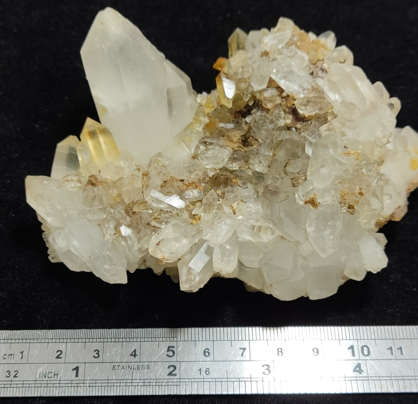 An Aesthetic Natural beautifully terminated Quartz cluster 375 grams