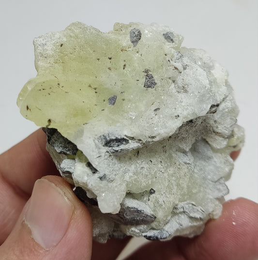 An Aesthetic Natural specimen of brucite with chromite 75 grams