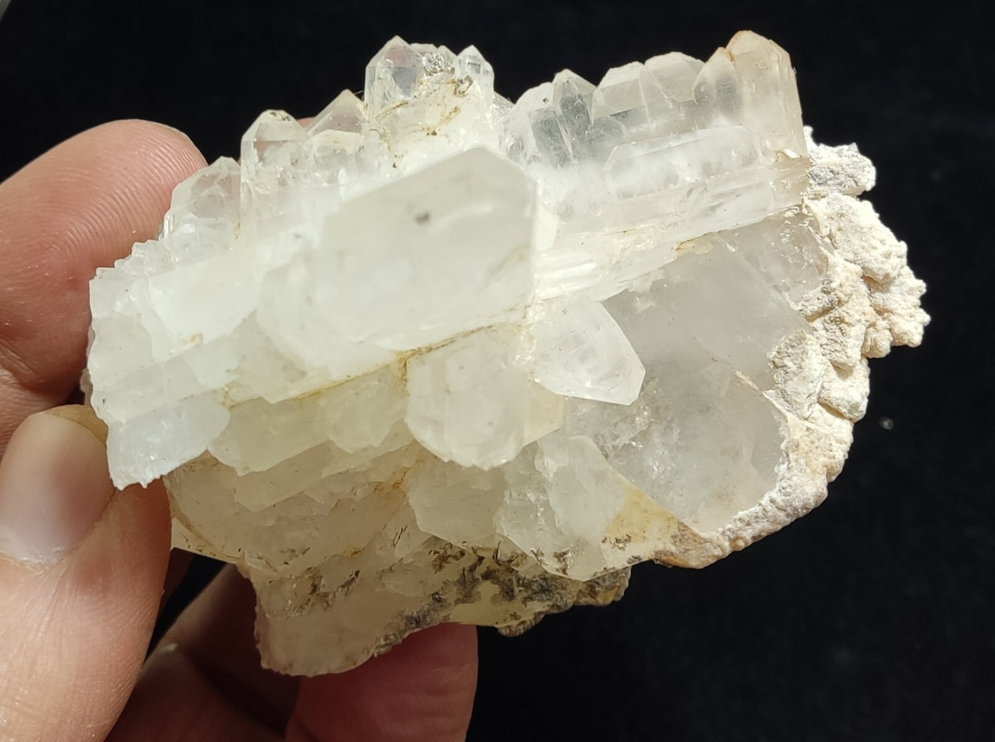 An Aesthetic terminated Quartz cluster 155 grams