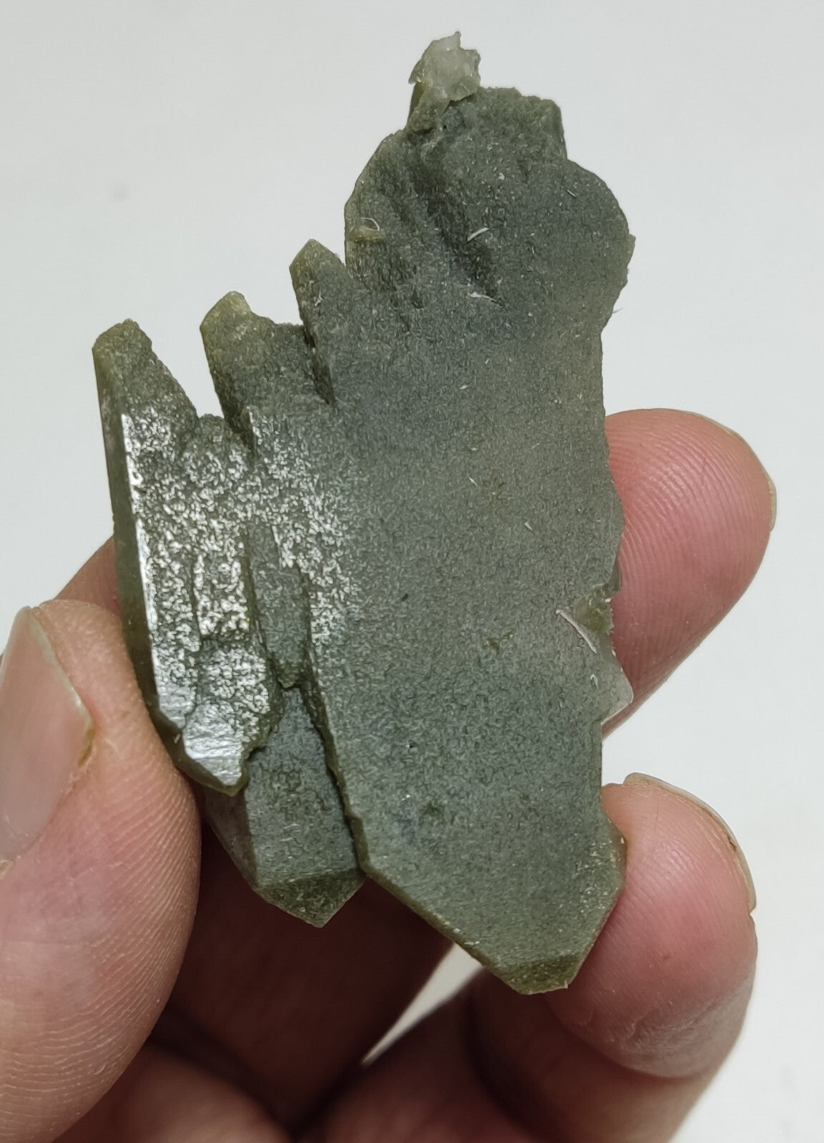 A very Aesthetic Natural beautifully terminated Chlorite Quartz cluster 31 grams