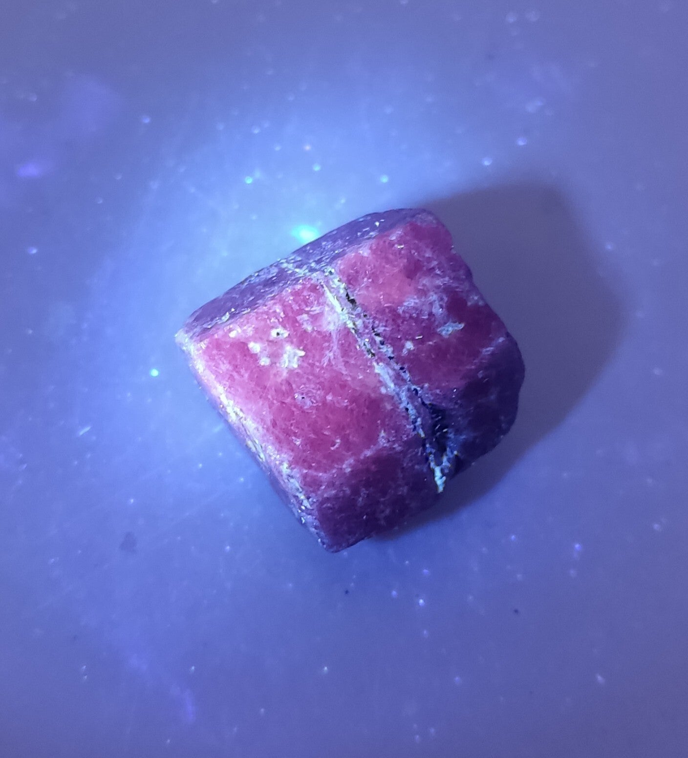 An aesthetic specimen of terminated sapphire crystal 20 grams