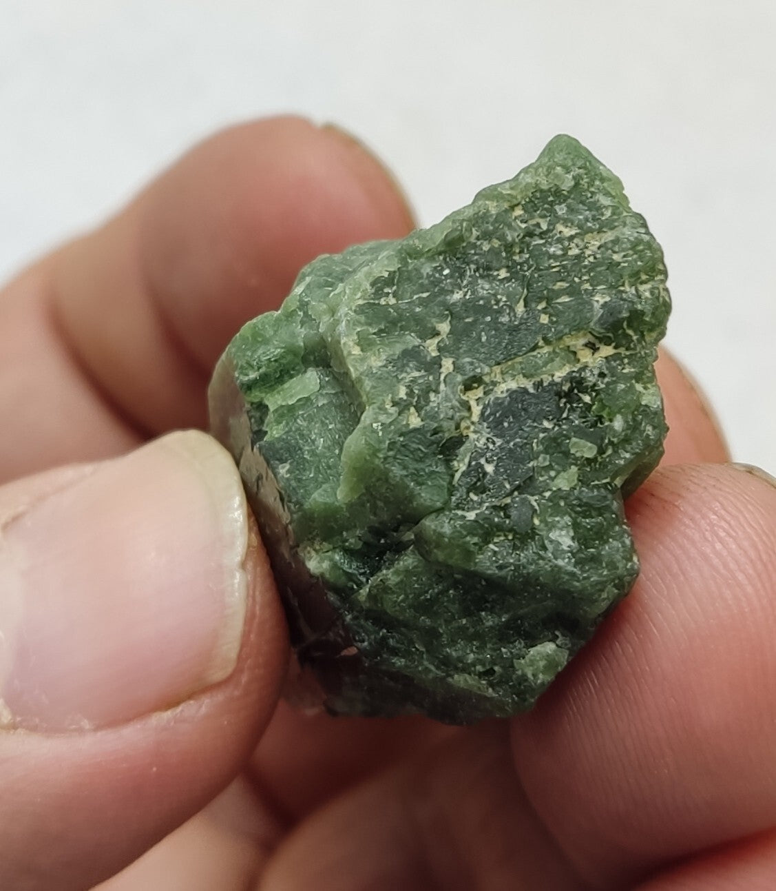 An amazing specimen of diopside crystal 44 grams